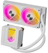 upHere 240mm AIO Liquid CPU Cooler - Intel LGA 1851/1700/2011 &amp; AMD AM5/AM4, Magnetic Pump Cover,...