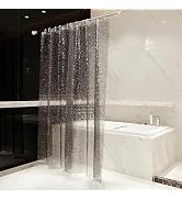 Bostofy Waterproof Shower Curtain Liner EVA 8G - Rust-Proof Hooks, Heavy-Duty Magnets - Enhance Y...