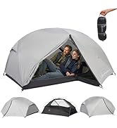 ATEPA Voyage 1-2 Person Backpacking Tent, 4 Season Ultralight Camping Tent, 4000mm Waterproof Dou...