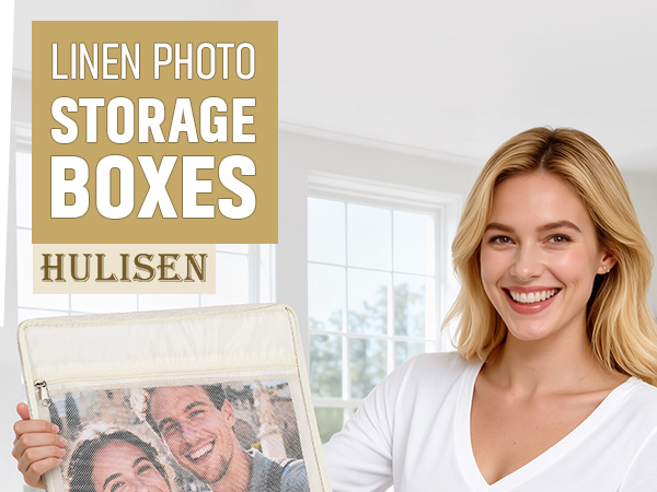 photo boxes storage with lids
