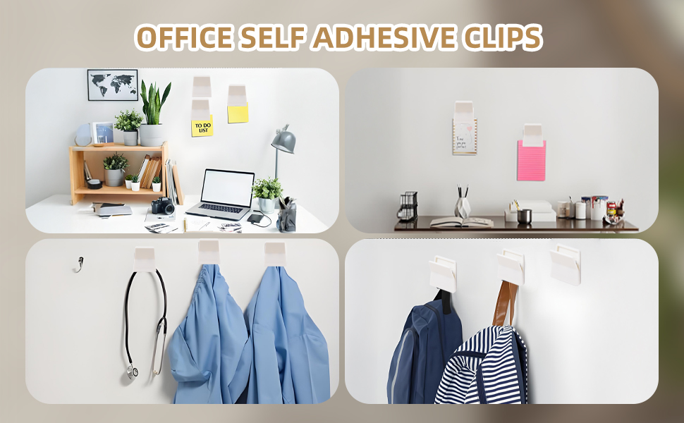 Large Self Adhesive Clips