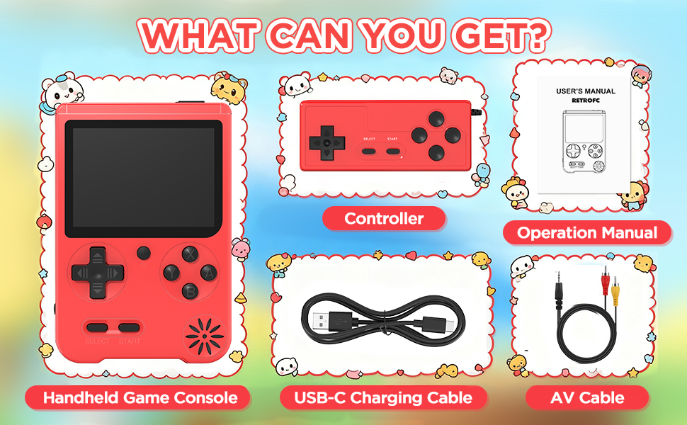 cool toys for boys 8-12 plug &amp;amp; play video games my arcade pocket player travel video games