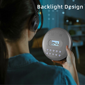 cd player with headphones