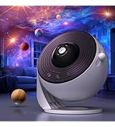 L LOHAS LED Galaxy Projector for Bedroom, 13 in 1 Star Projector Night Light with Solar System Co...