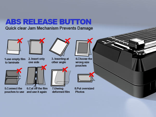 jam release laminating machine