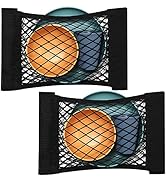 TOBWOLF 2PCS 25x40cm / 9.8x15.7in Universal Mesh Cargo Net with Tape Stickers, RV Storage Mesh Ne...