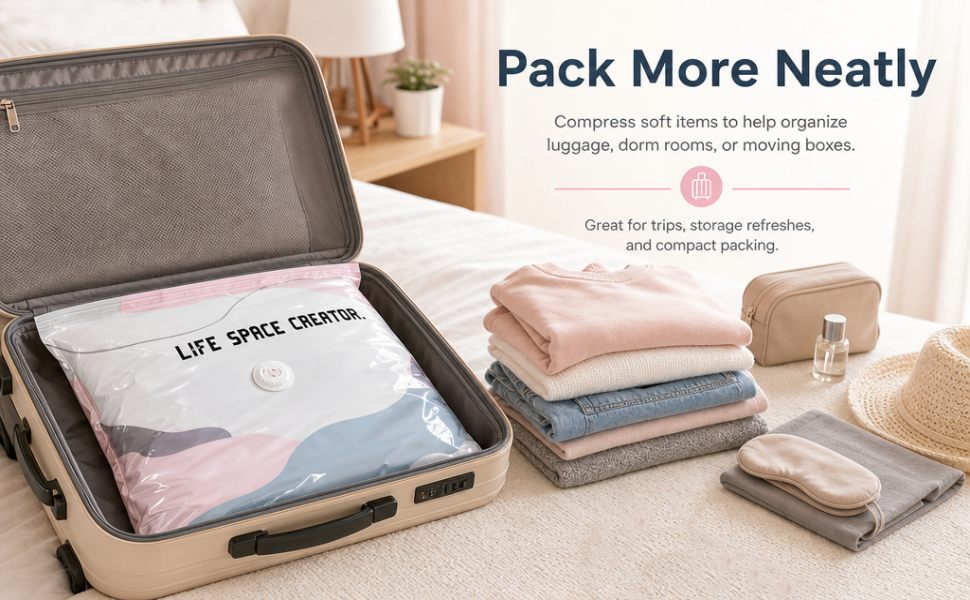no pump vacuum storage bags