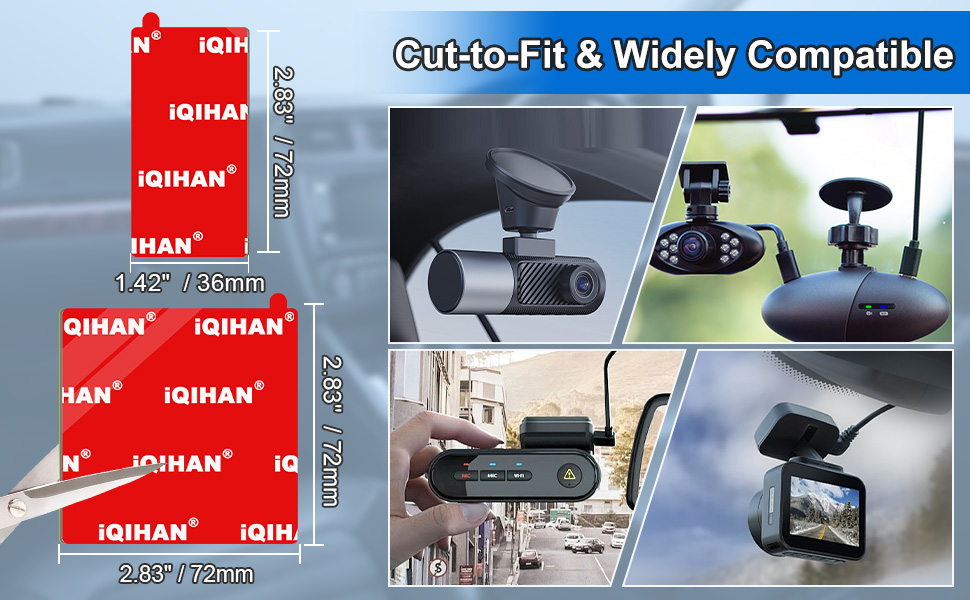 adhesive sticky pad for dash cam dashcam