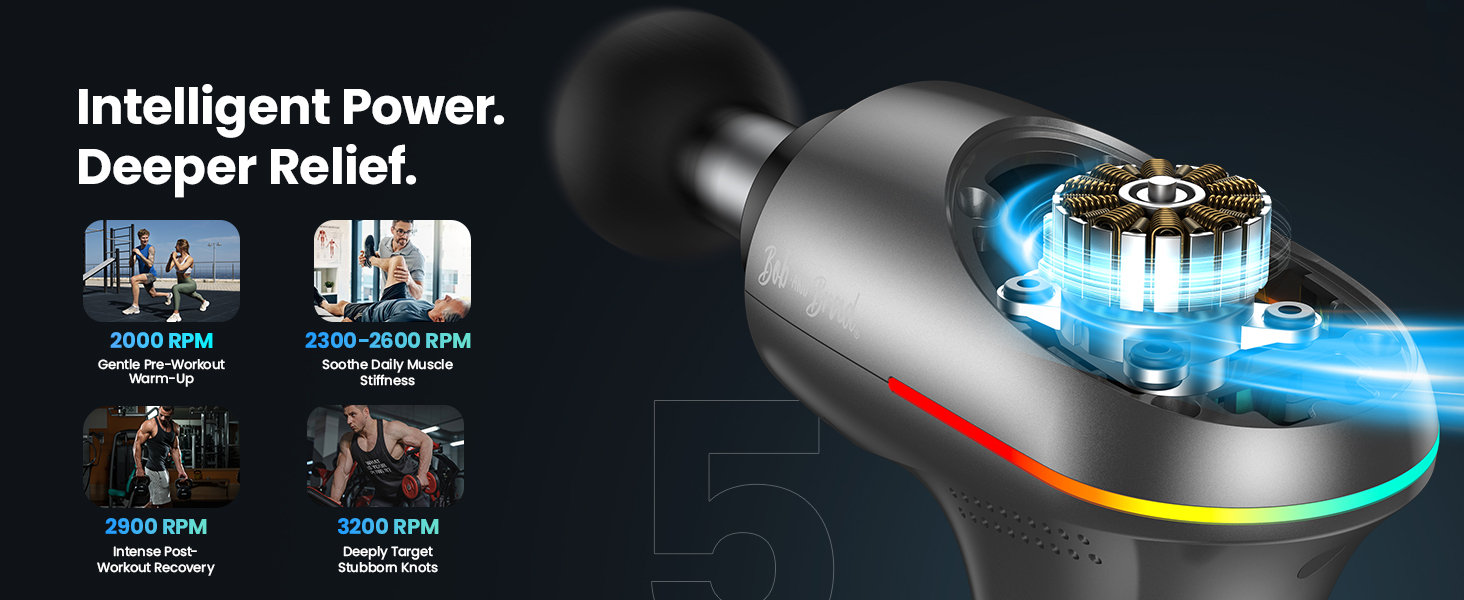 Massage Gun with Heat and Cold