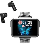 T91 Smart Bracelet 2 in 1 Smart Watch TWS Wireless Bluetooth Headset 1.4 Inch IPS Screen Health M...