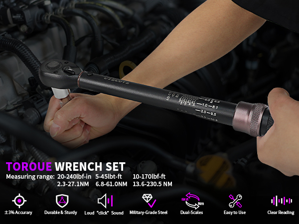 torque wrench 3/8 drive inch lbs