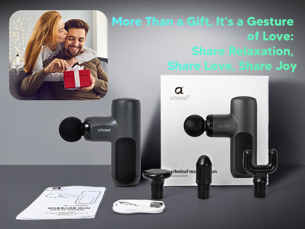 massager gun with gift box packaged