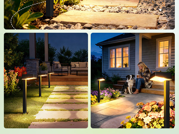 solar walkway lights