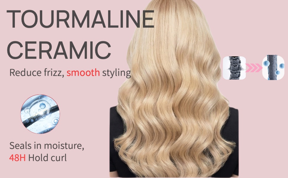 Ceramic curling wand