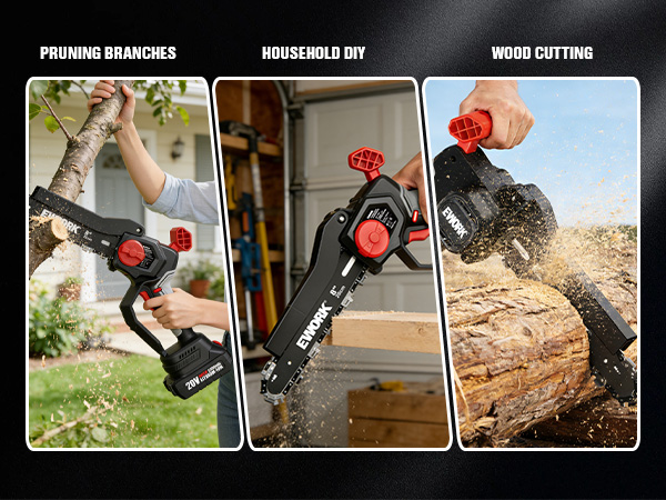 mini chainsaw cordless