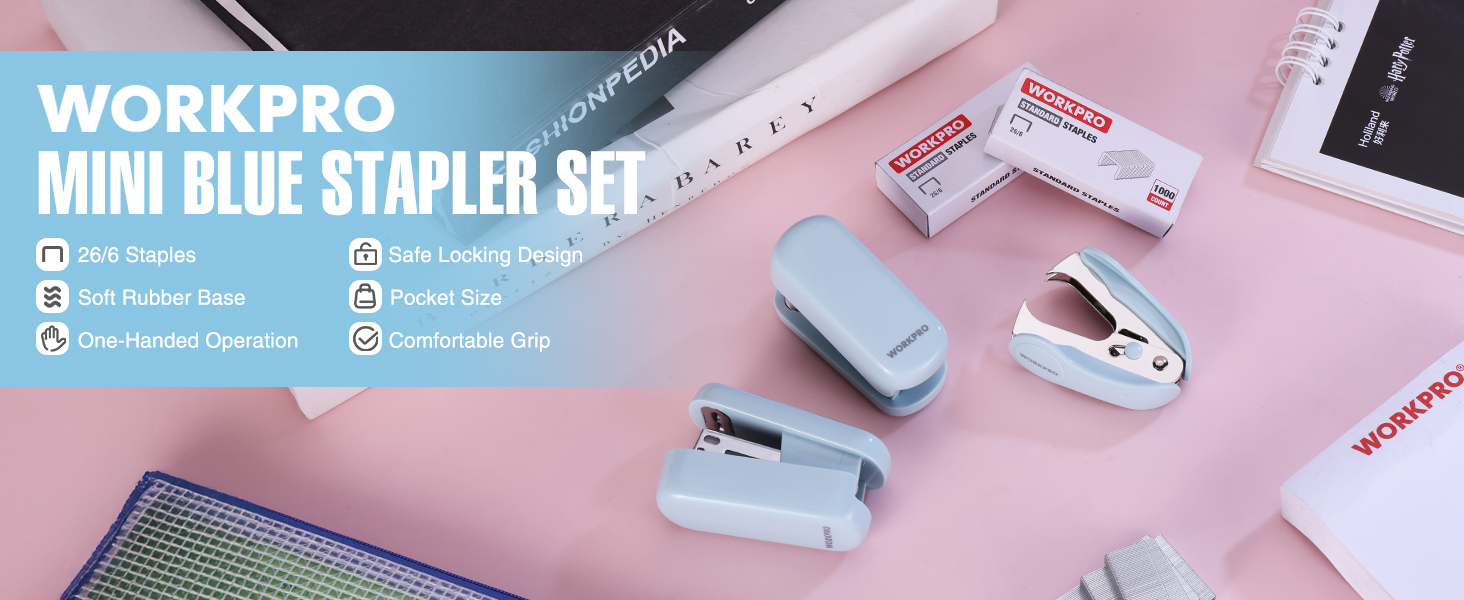 mini stapler with staples