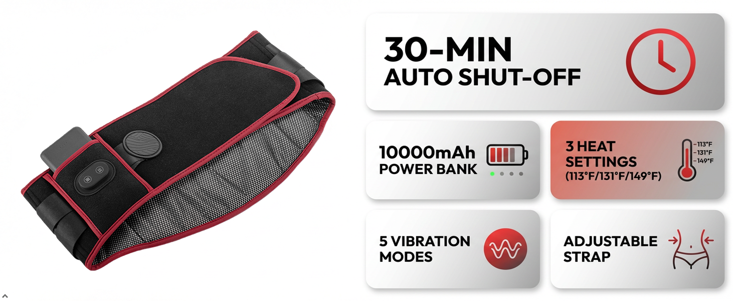 30-MIN AUTO SHUT-OFF