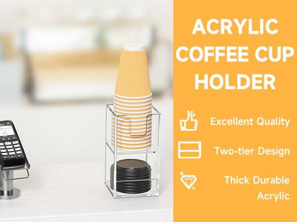 cup organizer for countertop