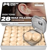 Peace&amp;Quiet PQ Sleeping Ear Plugs Silicone - 28 Wax Moldable EarPlugs for Sleeping Noise Cancelli...