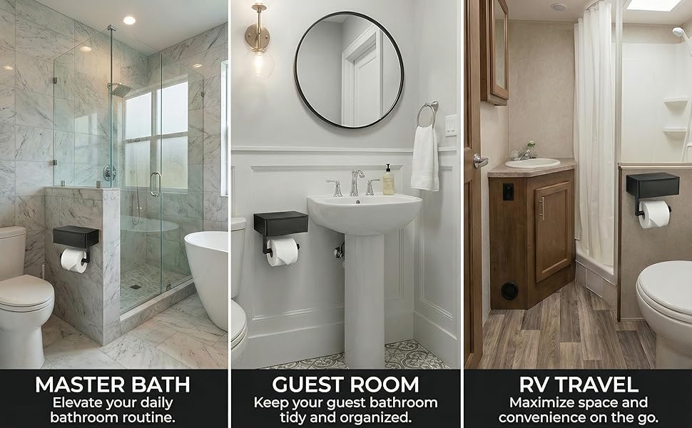 A sleek, modern bathroom interior with a minimalist design, featuring clean lines and a monochromati