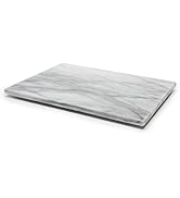 Fox Run Marble Pastry Board, White, 12" x 16"