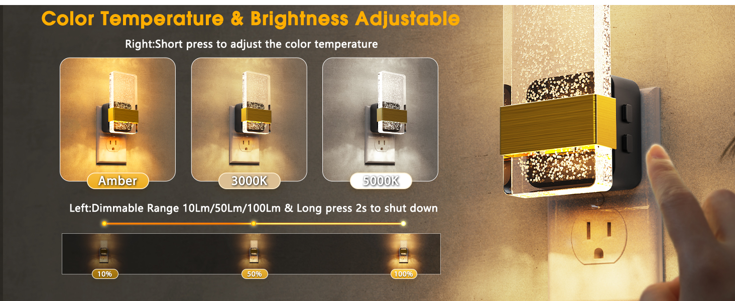 Adjustable Color Temperature Nightlight