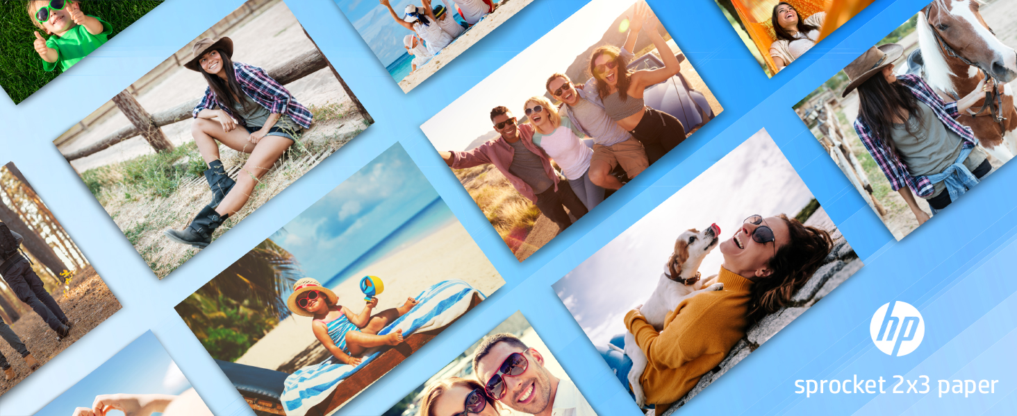 HP Sprocket 2x3" Premium Zink Sticky Back Photo Paper