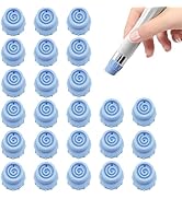 Elitzia 24 Pcs Vortex Hydro Dermabrasion Silicone Tips Medium Exfoliating Heads for Dermabrasion ...