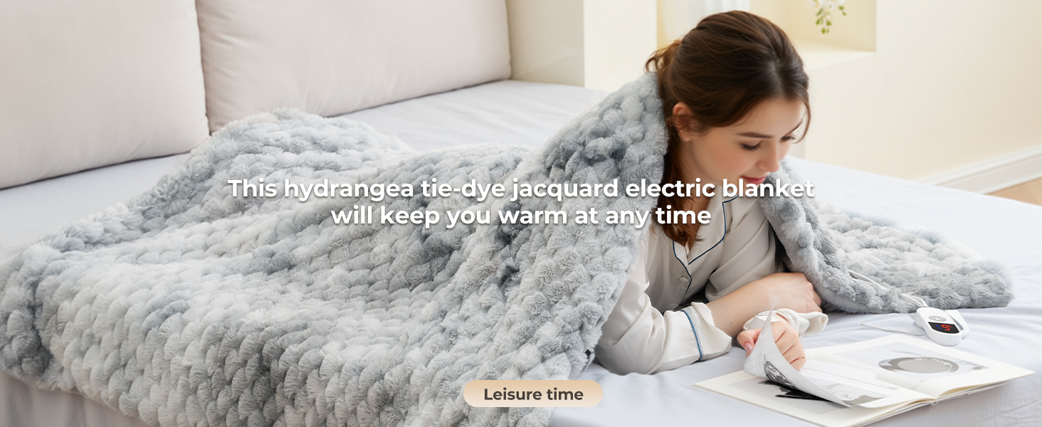 Heated Throw Blanket 50&amp;#34;x60&amp;#34;