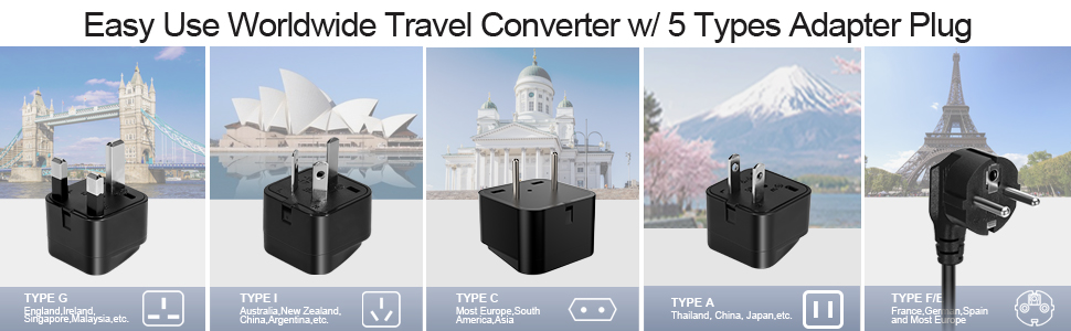 converters and adapters for travel europe