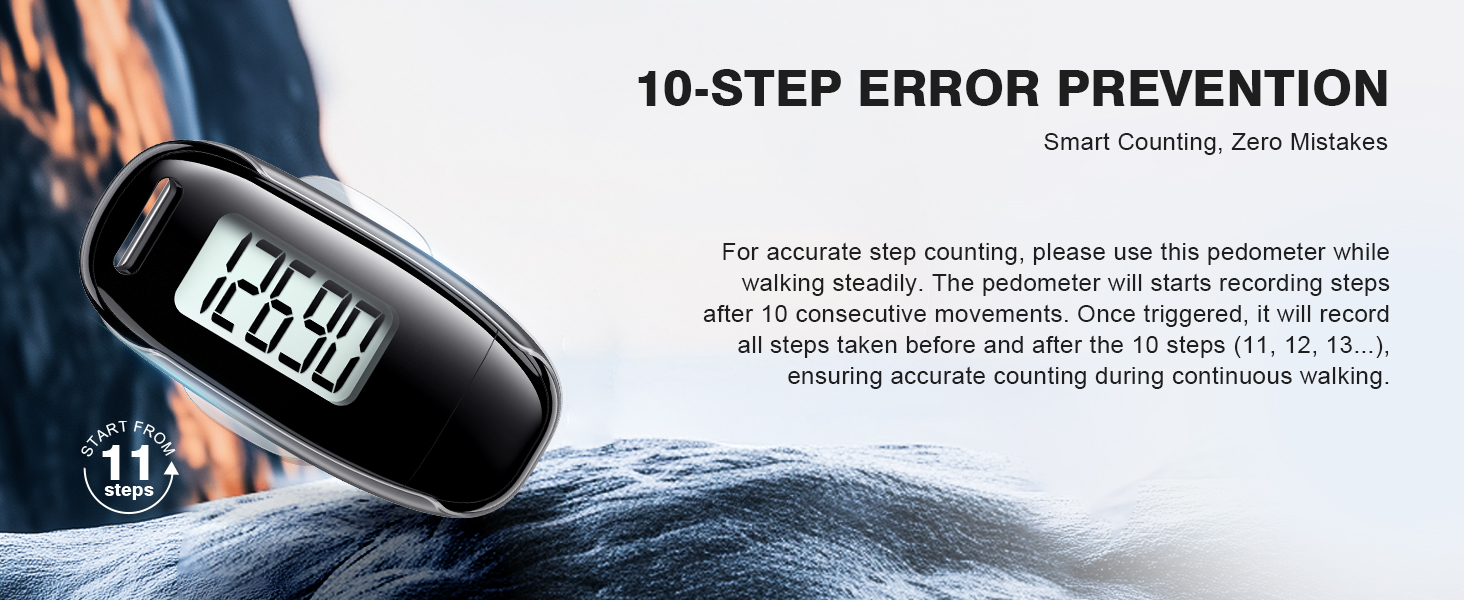 3D Pedometer for Walking
