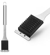 UNCO- Grill Brush and Scraper, 16.7”, Stainless Steel, Grill Cleaner, Grill Brush, Grill Cleaning...