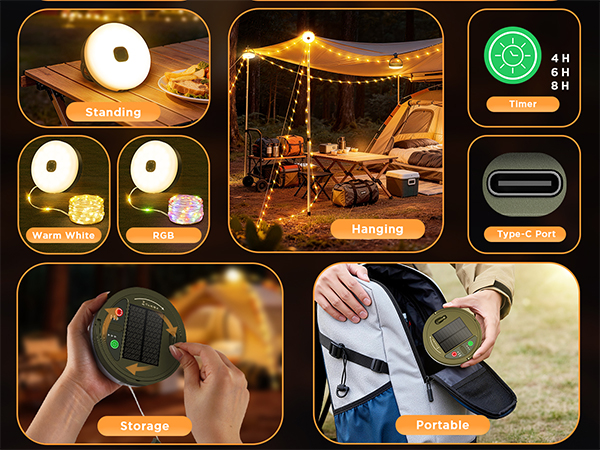 solar powered camping lights,solar camp lights,luci solar string lights,solar camping
