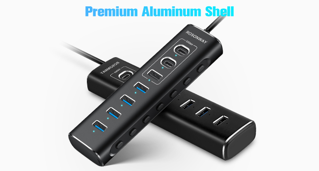 aluminum usb hub