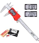 UNIPEC Digital Caliper Measuring Tool, Micrometer Caliper,Stainless Steel Vernier Caliper with La...