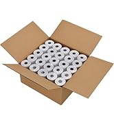 Jayard 2-1/4'' X 50' Thermal Paper Rolls for Credit Card - 58mm Cash Register Premium Tape Pos Pr...