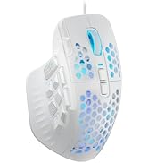 SOLAKAKA SM809 MMO Gaming Mouse Wired RGB with 9 Side Buttons,24000 DPI High Precision Sensor Opt...