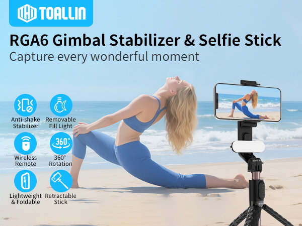 phone gimbal stabilizer selfie stick