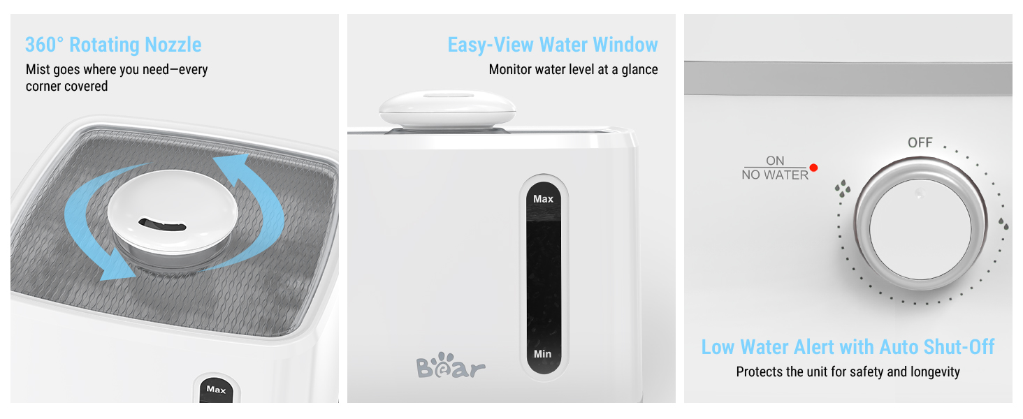 top fill cool mist humidifier