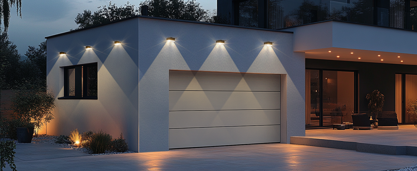 solar fence lights outdoor