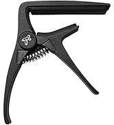 Sondery Capo for Classical Guitars Ultra Light Metal Capo with Premium Black Color for Nylon Stri...