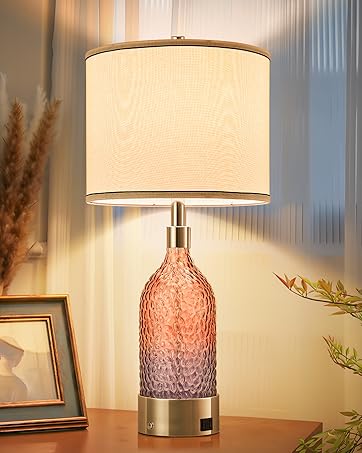 glass table lamp