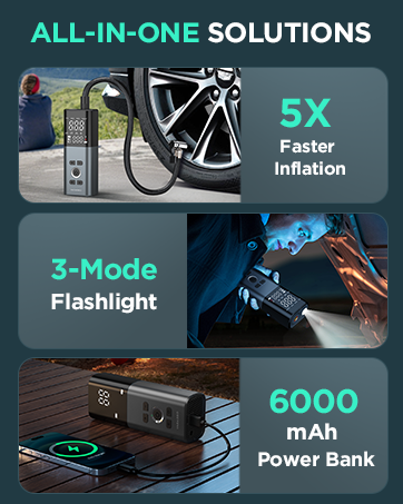 tire inflator portable air compressor