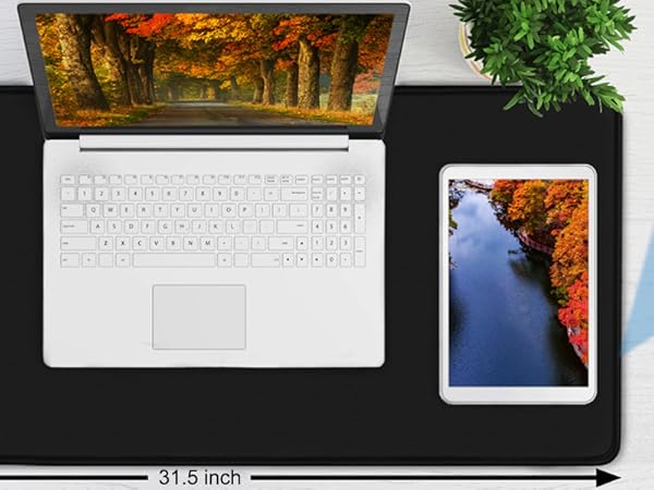 Large Gaming Mouse Pad with Stitched Edges