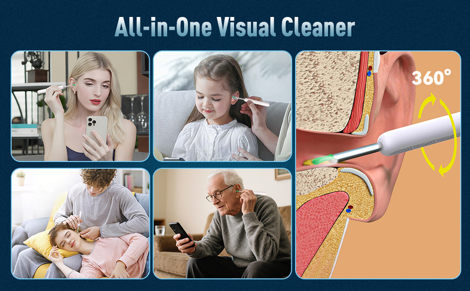 Ear Wax Removal Tool with Camera