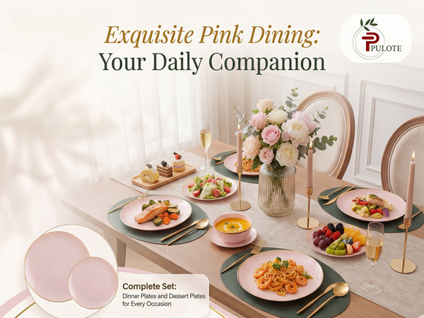 Pink Plastic Plates