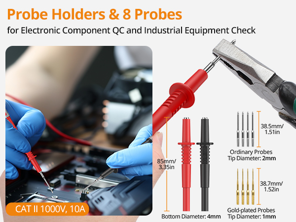 multimeter text leads