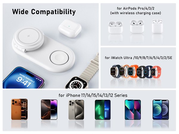 iphone and watch charger stand