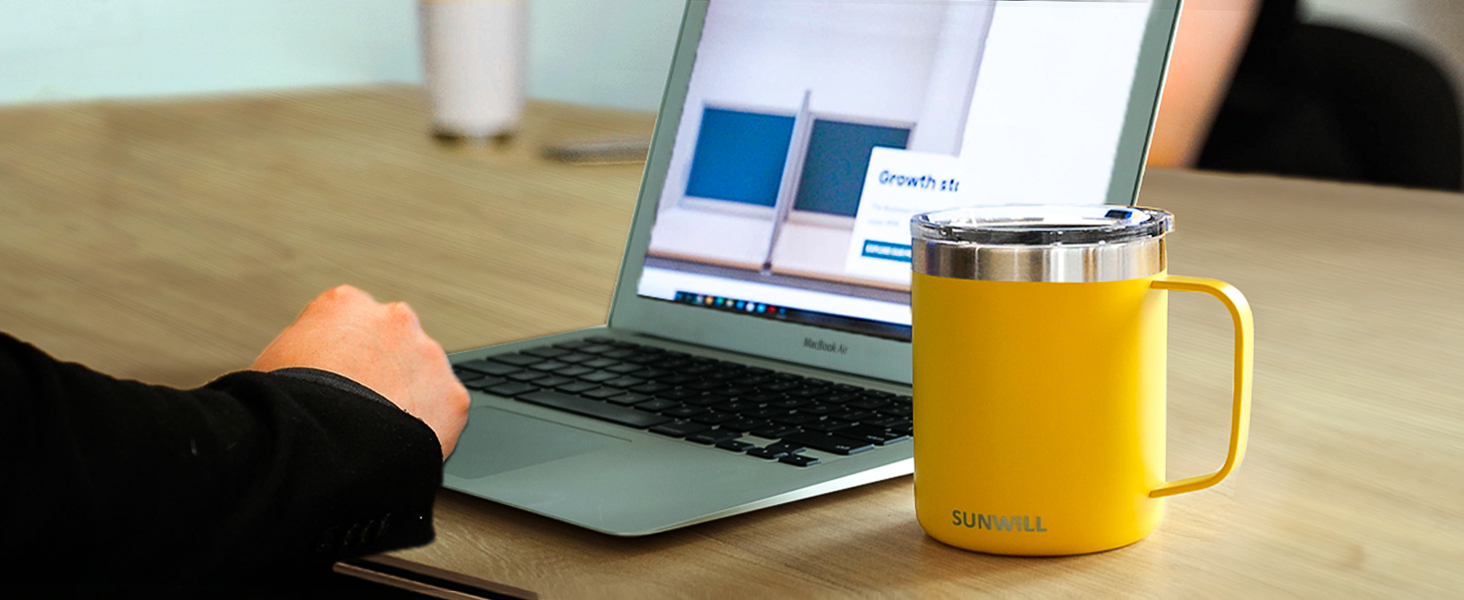 coffee tumbler with handle for home