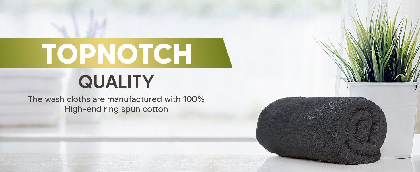luxury wash cloths, Wash cloth for face and body, Towels for bath, spa, and gym, Saloon Towels